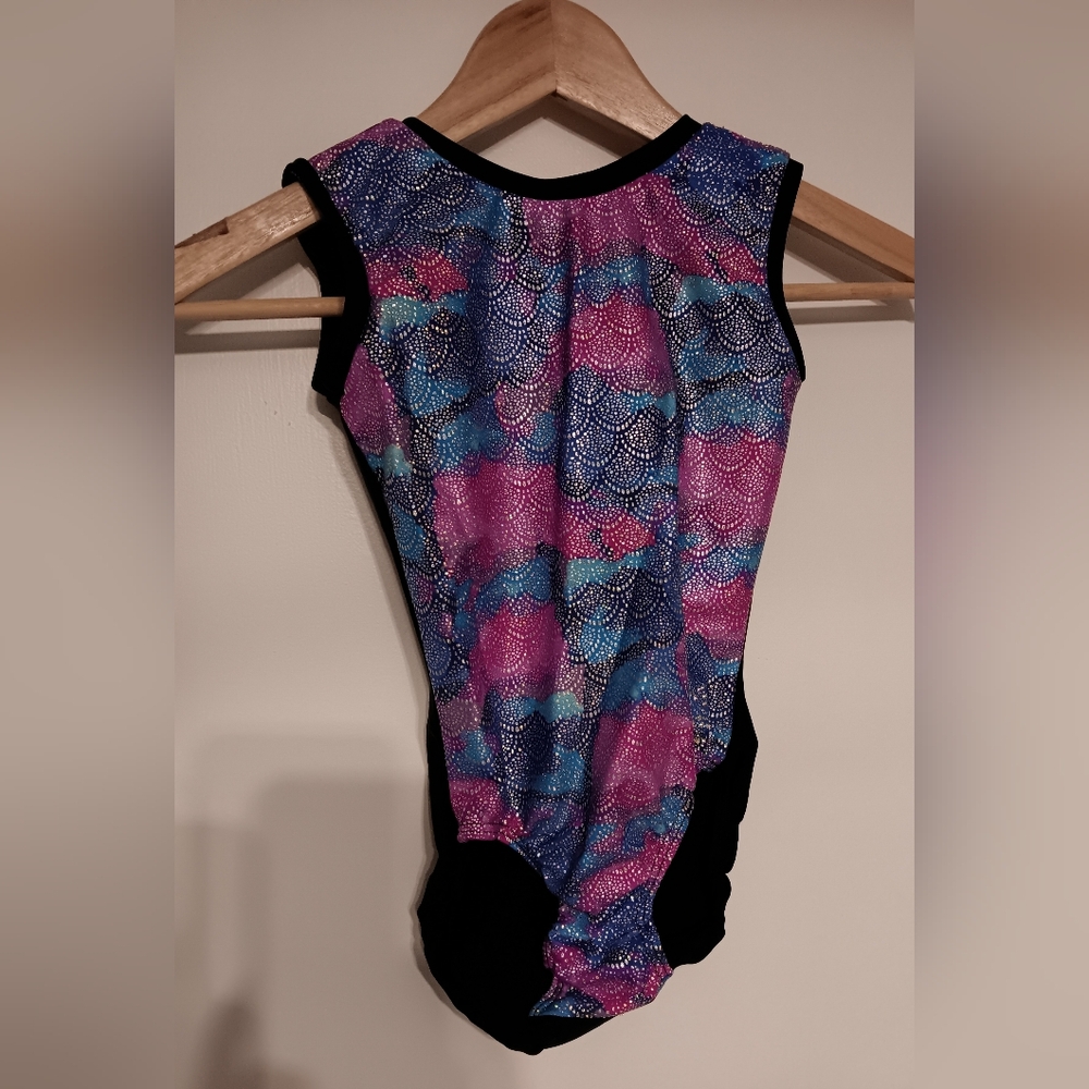 Colorful Sleeveless Gymnastics Leotard